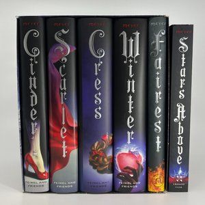 The Lunar Chronicles Hardcover Boxed Set with bonus “Stars Above" - Out of Print